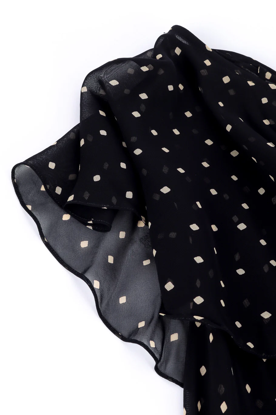 Diamond Dot Ruffle Dress - Image 6