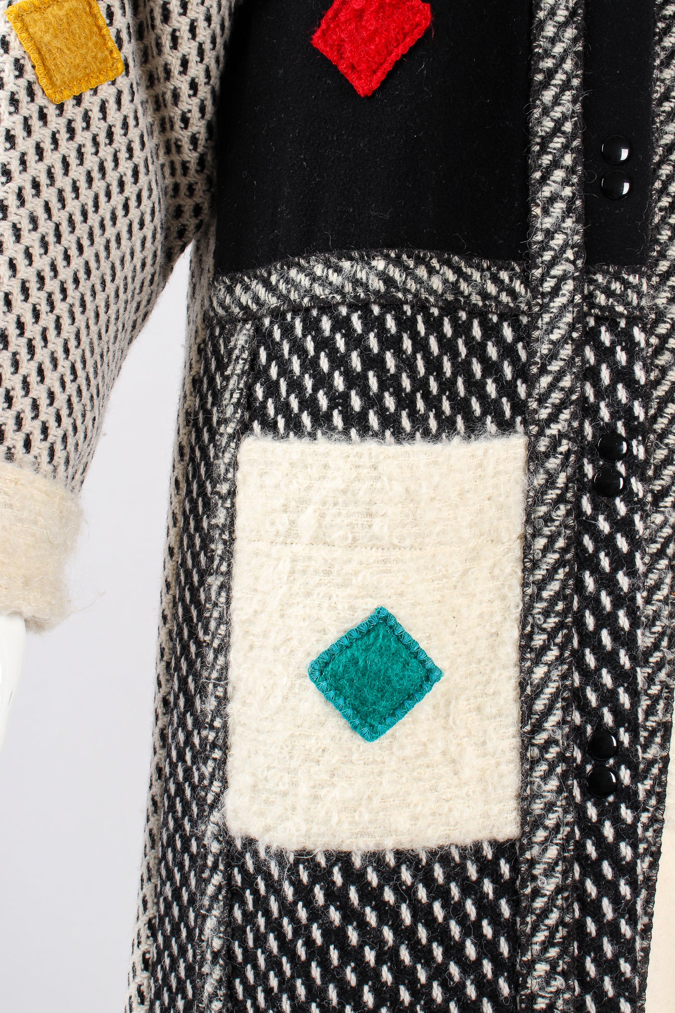 Diamond Mondrian Car Coat - Image 10