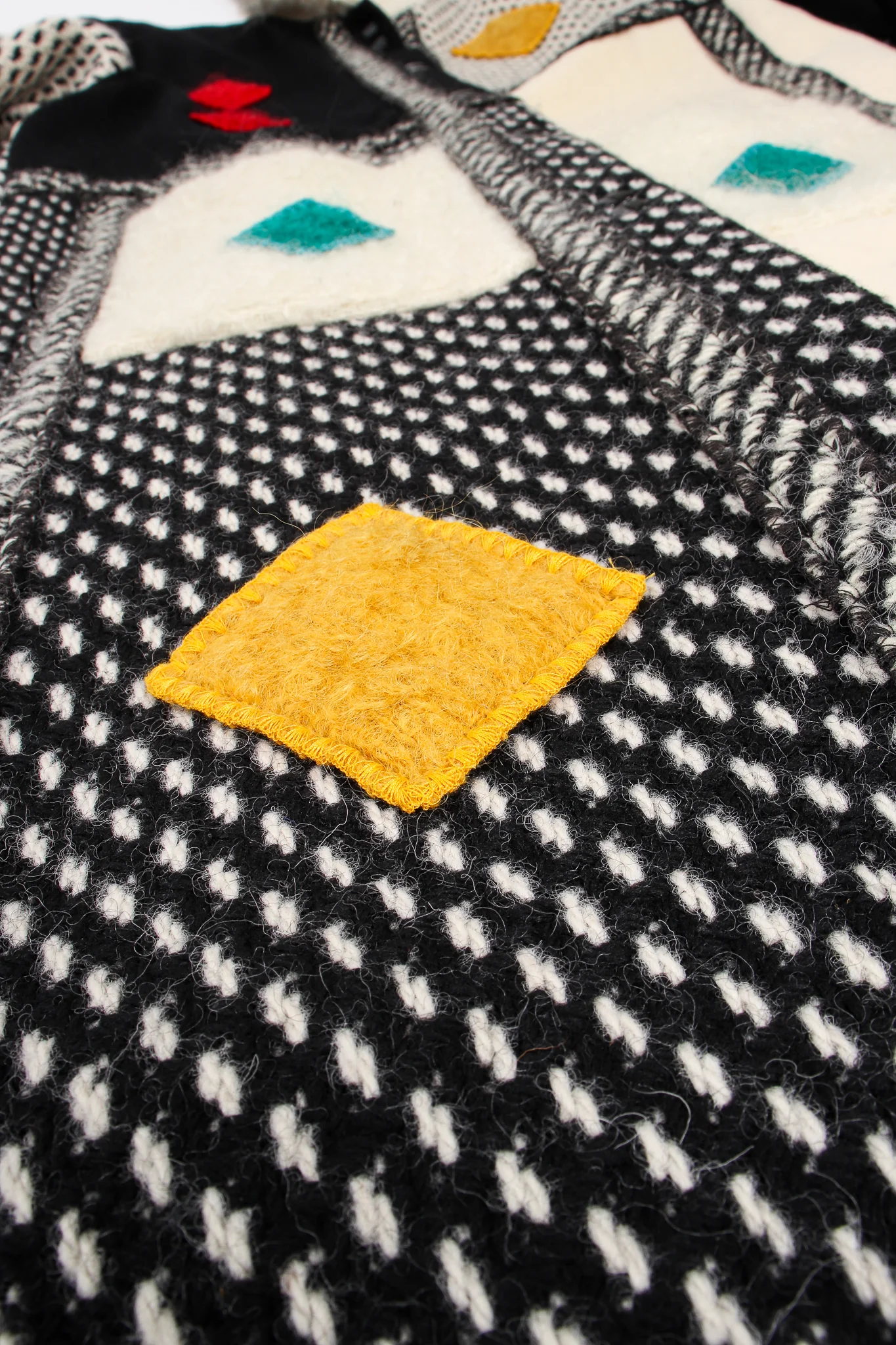Diamond Mondrian Car Coat - Image 12