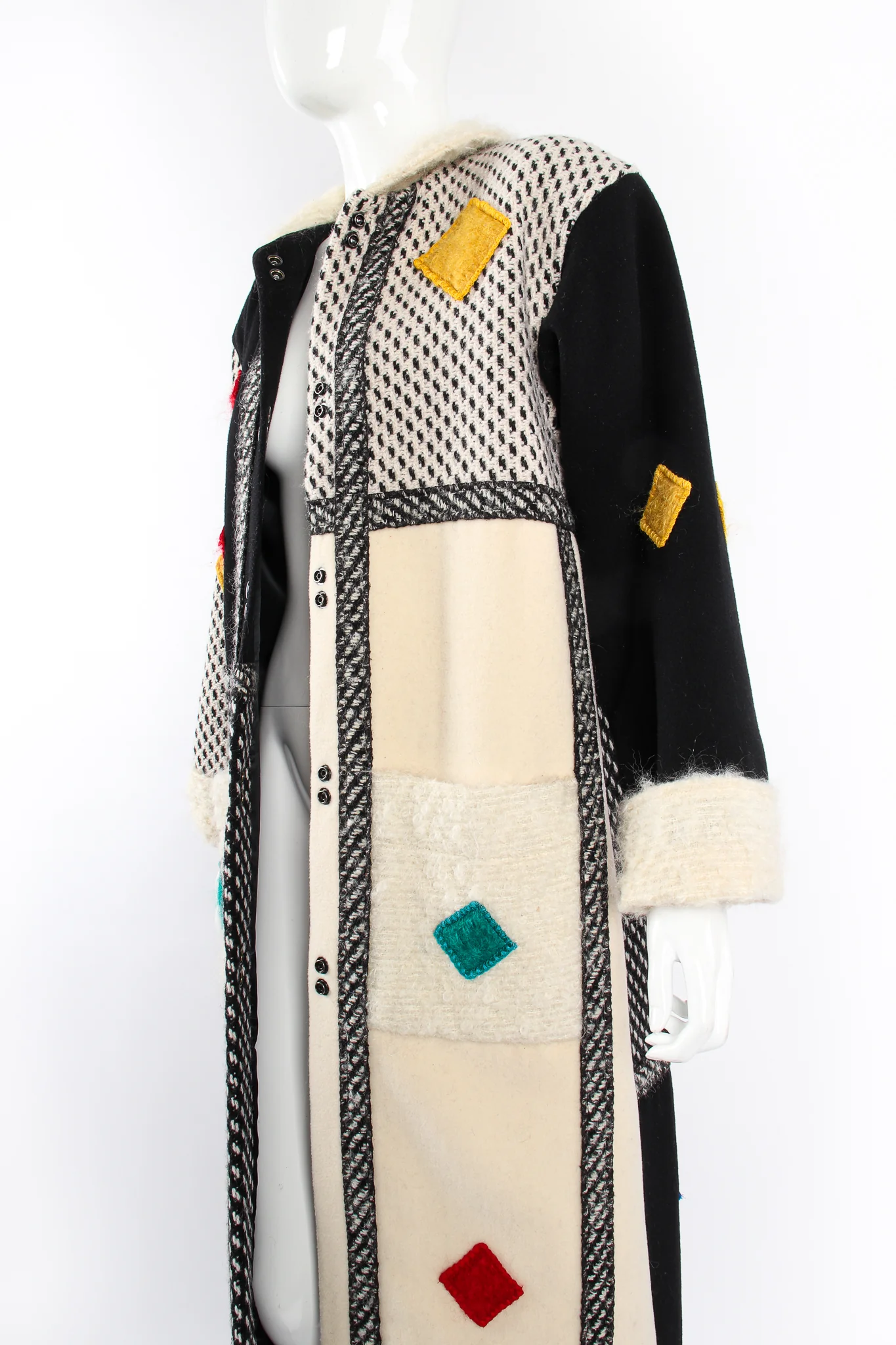 Diamond Mondrian Car Coat - Image 2