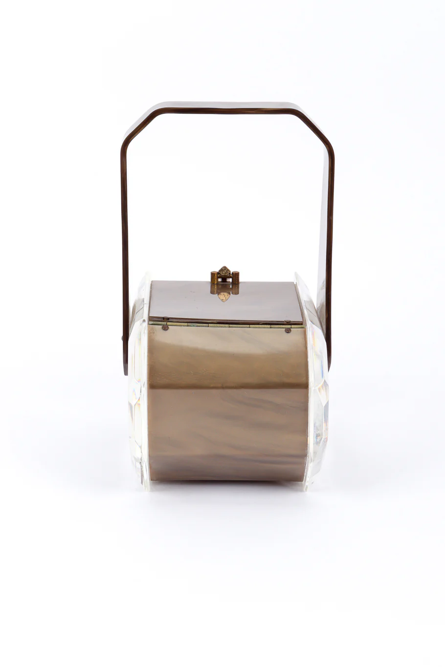 Diamond Octagon Lucite box Bag - Image 4
