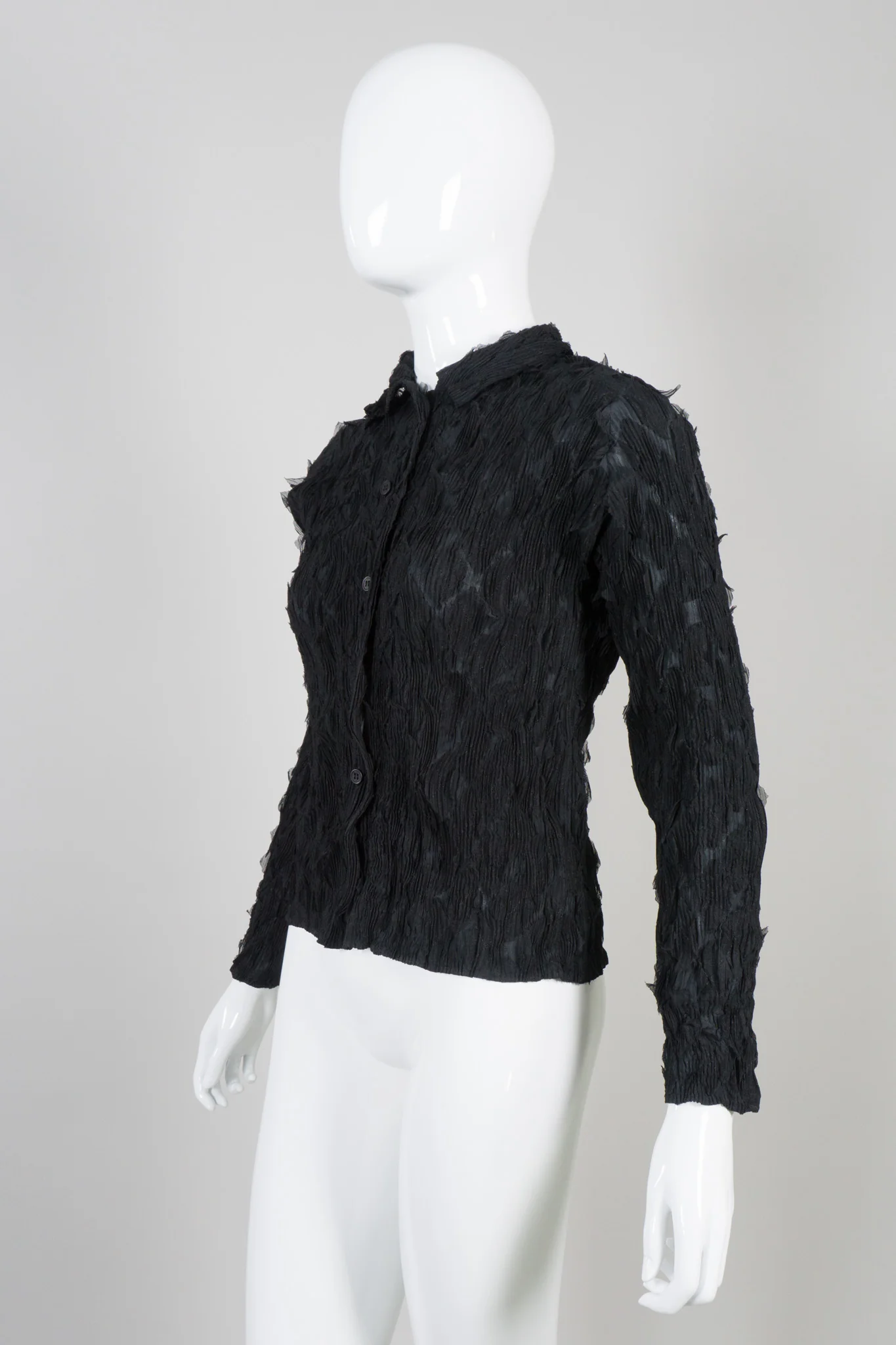 Diamond Pleated Blouse - Image 3