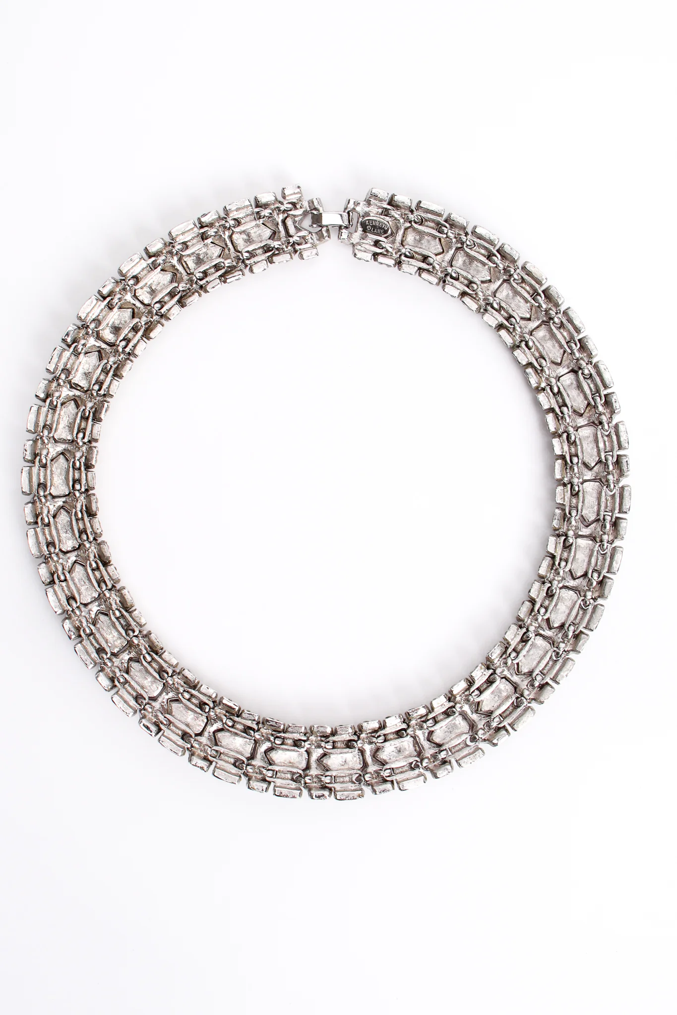 Ruby Cocktail Collar Bracelet & Earring Set - Image 7
