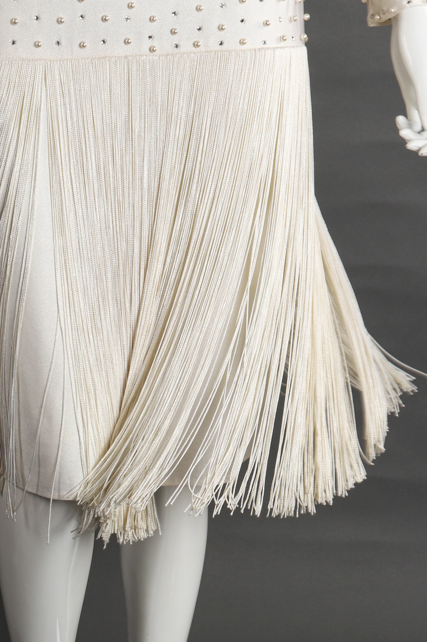 Diamonds & Pearls Fringe Dress - Image 12