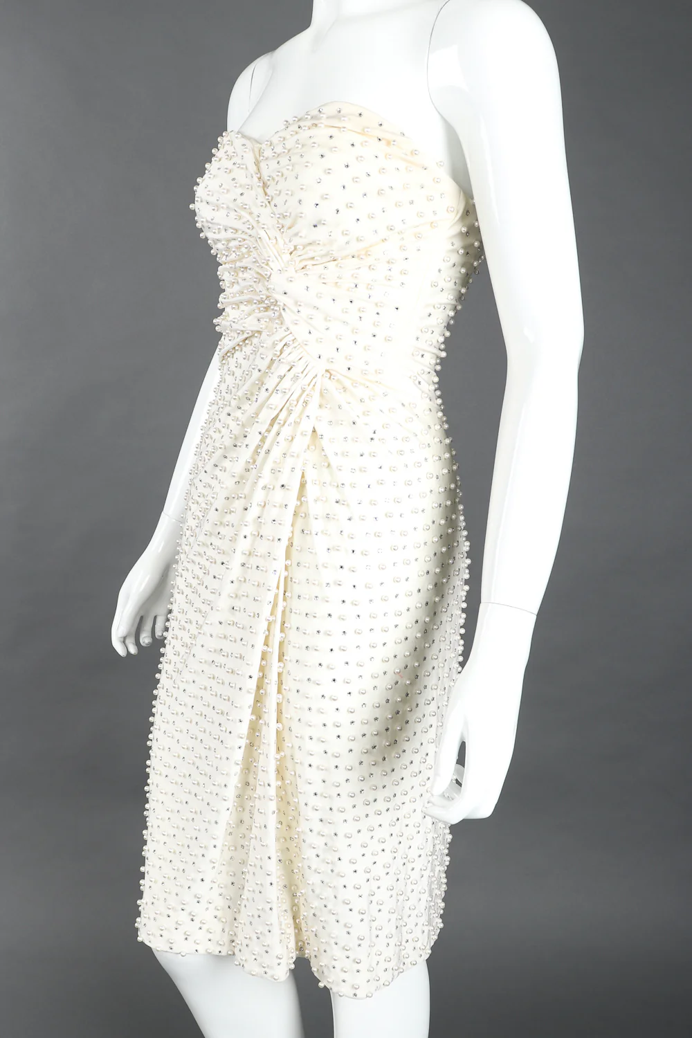 Diamonds & Pearls Silk Dress - Image 2