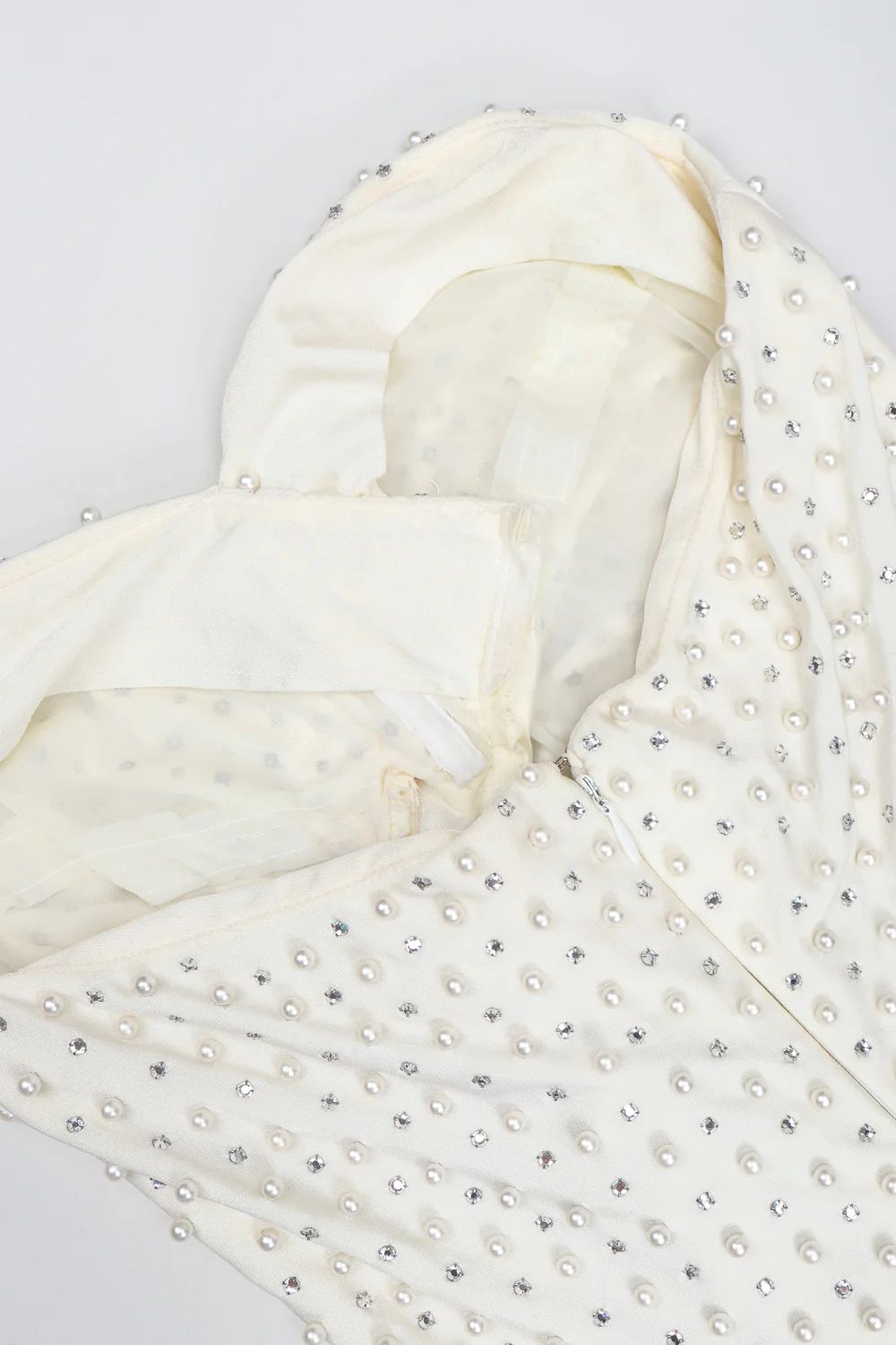 Diamonds & Pearls Silk Dress - Image 9