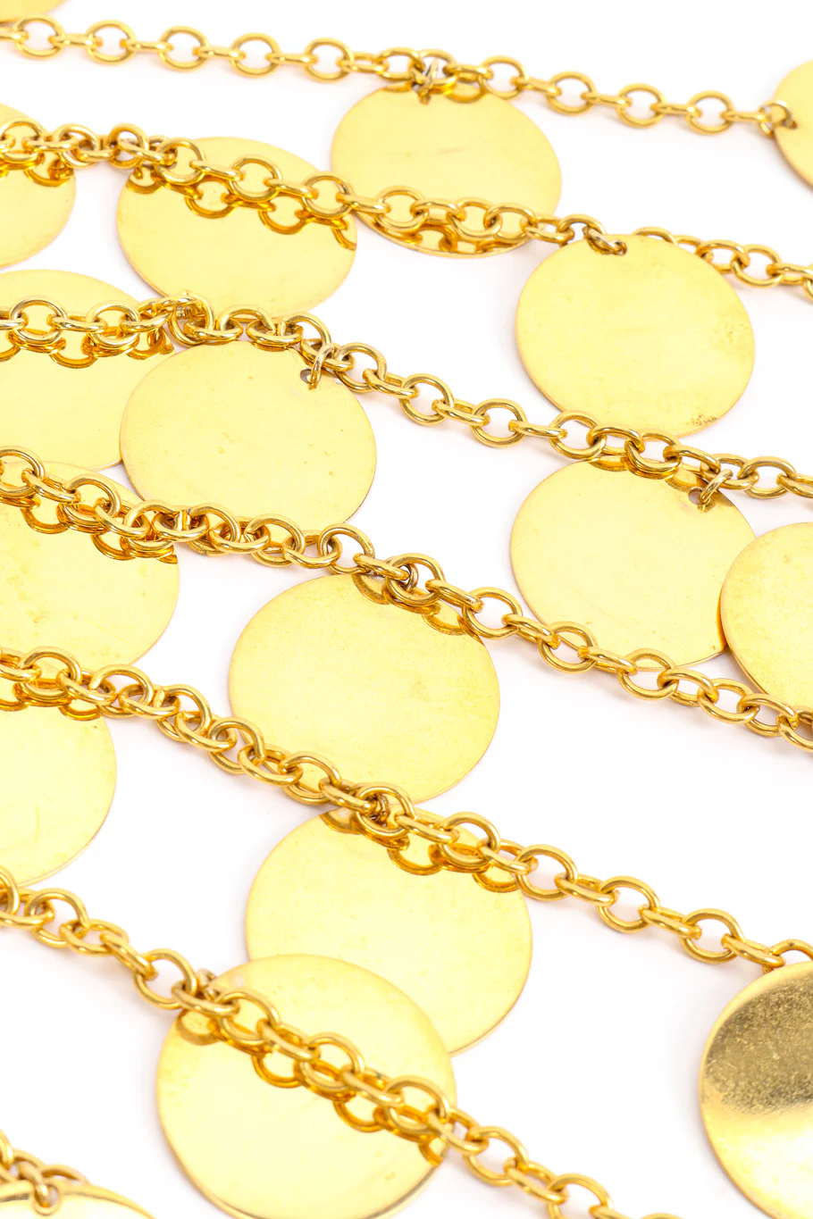 Disc Chain Fringe Necklace - Image 5