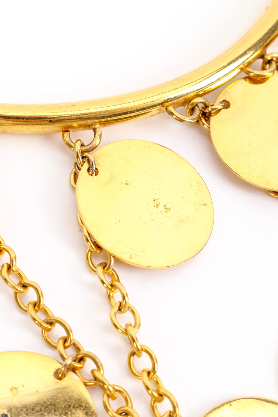 Disc Chain Fringe Necklace - Image 7