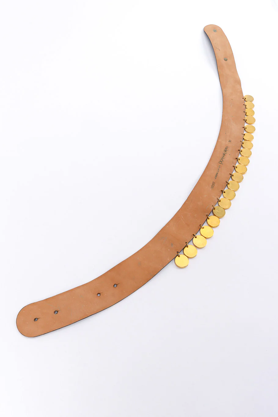 Disc Dangle Leather Belt - Image 2