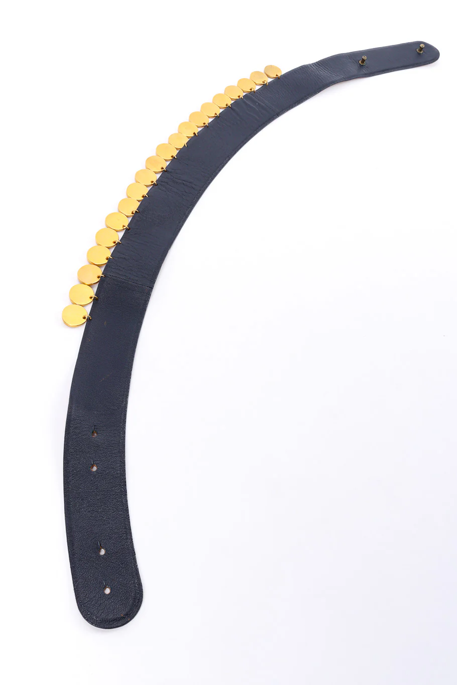 Disc Dangle Leather Belt - Image 3