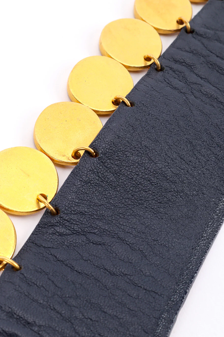 Disc Dangle Leather Belt - Image 4