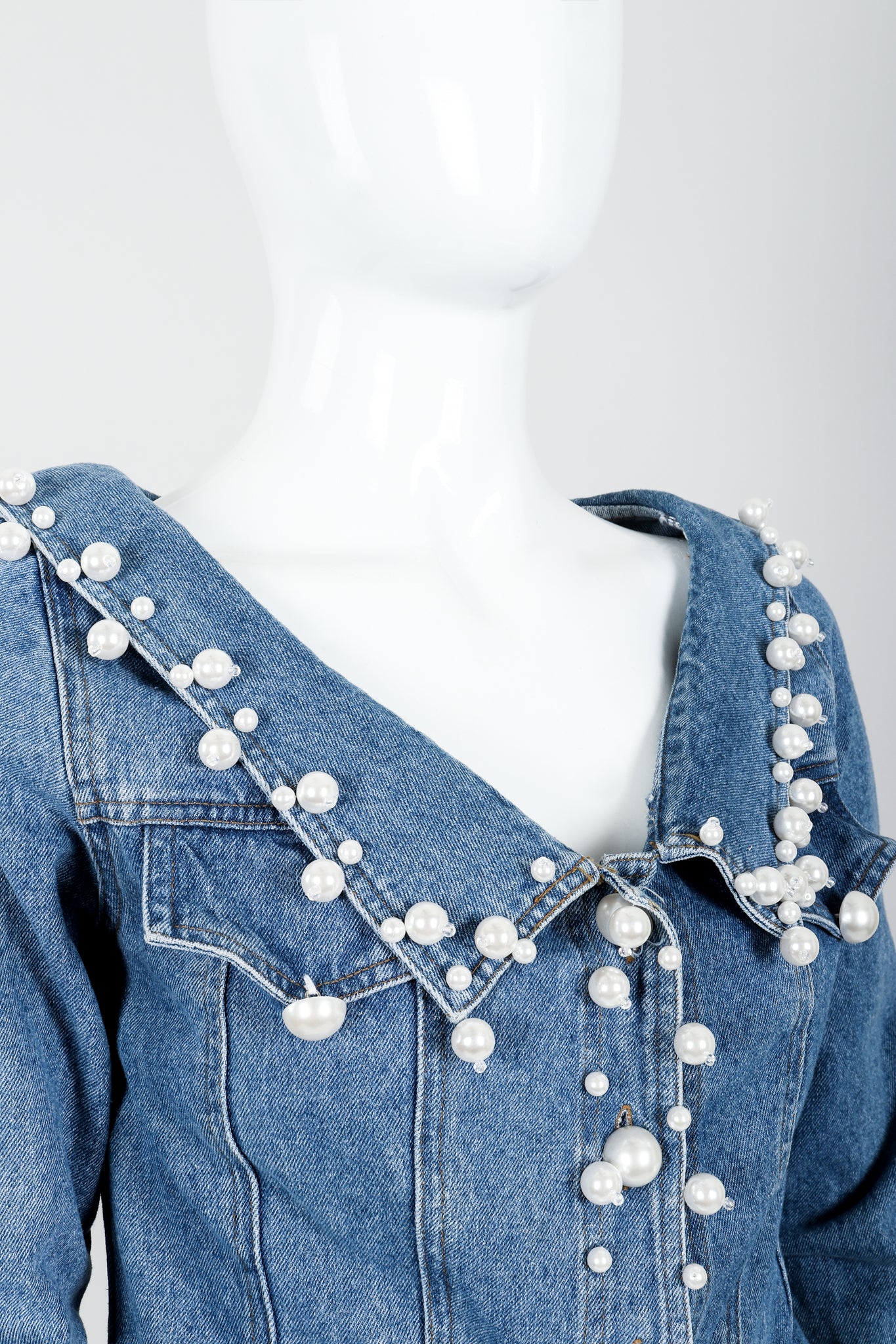 DKNY Pearl Denim Jacket - Image 2