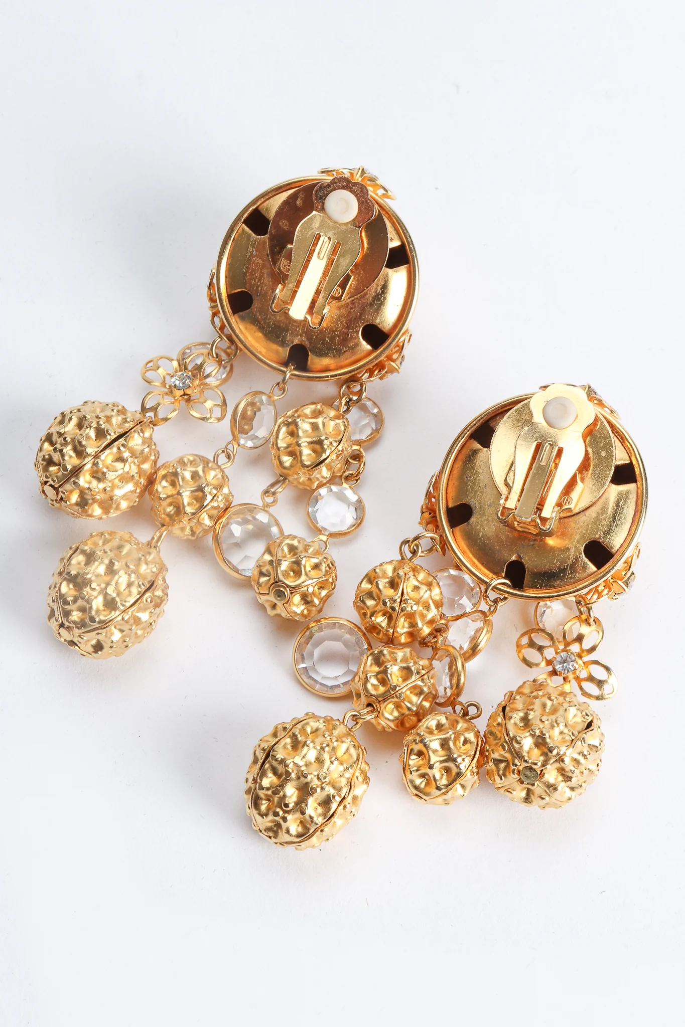 Dome Waffle Drop Earrings - Image 10
