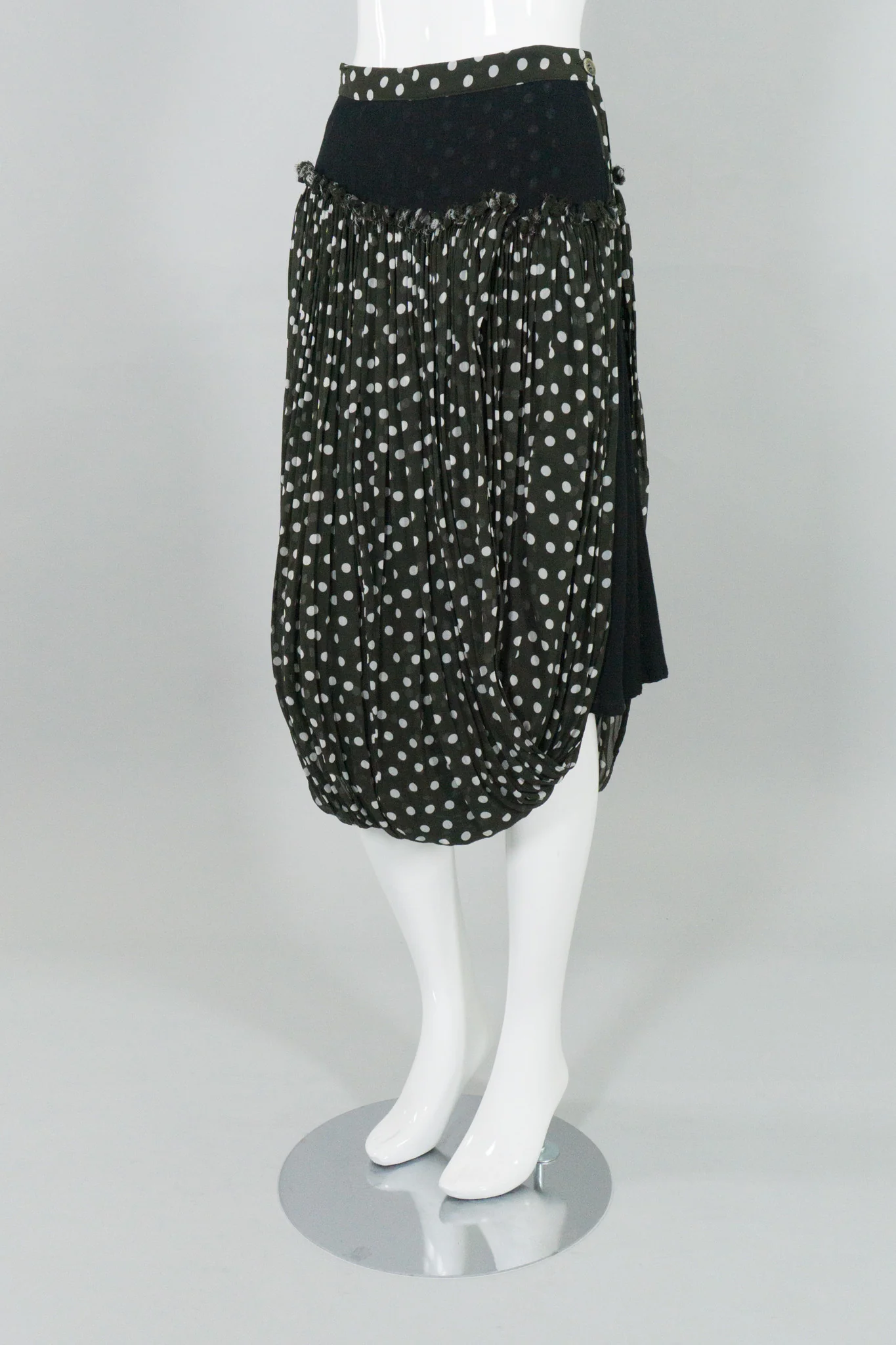 Dot Layered Drape Skirt - Image 2