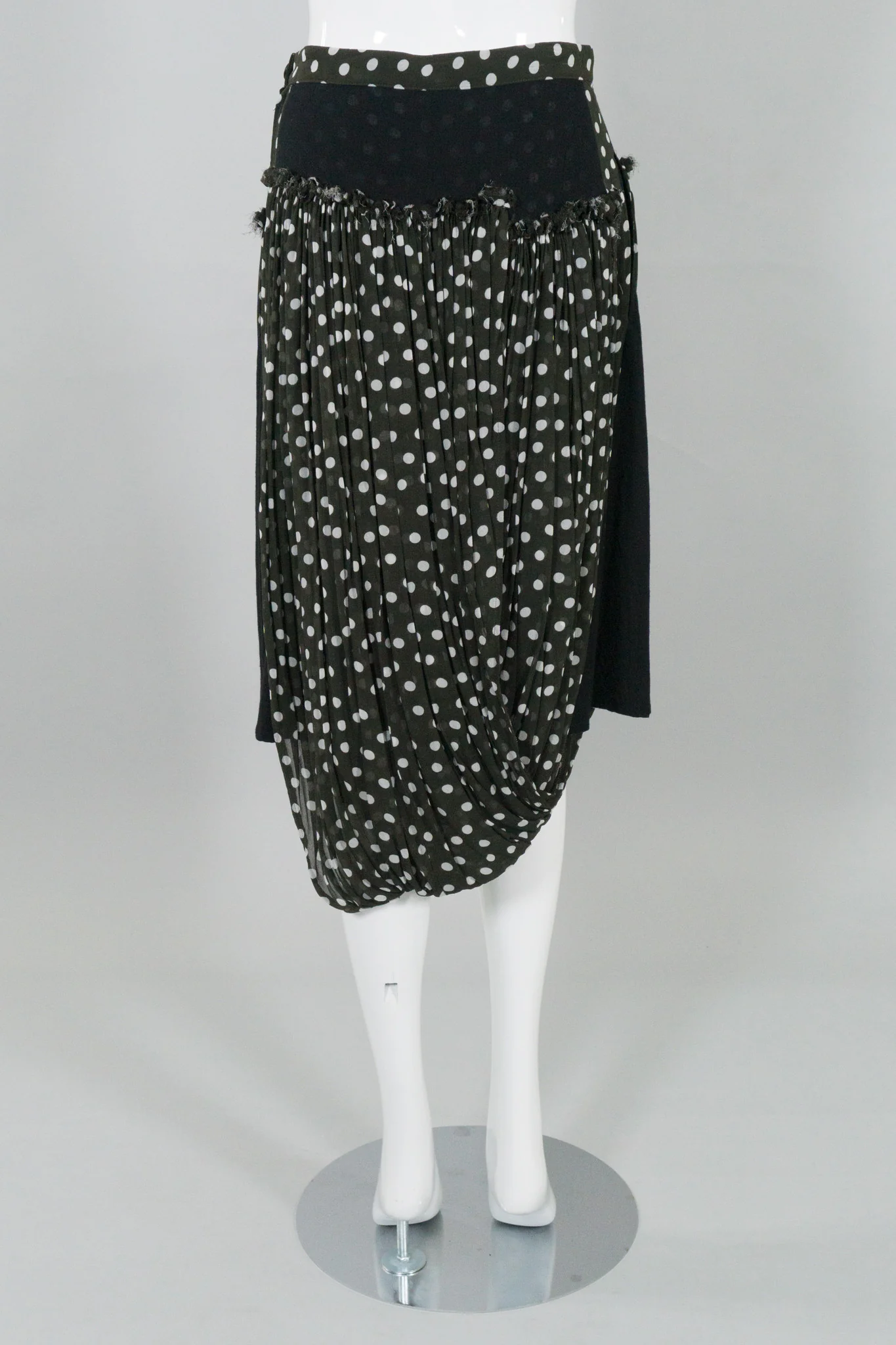 Dot Layered Drape Skirt - Image 5