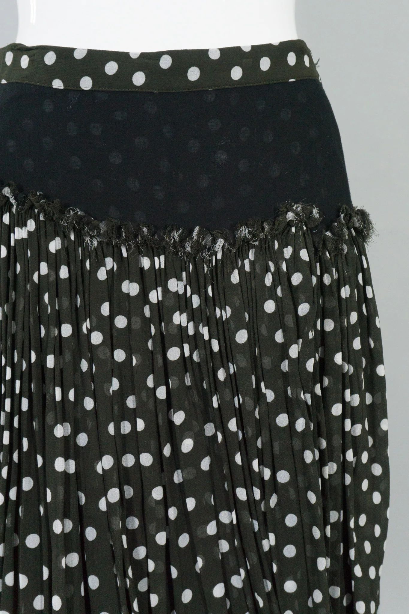 Dot Layered Drape Skirt - Image 7