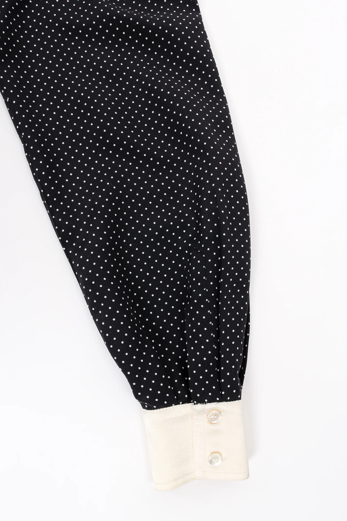 Dotted Crochet Collar Blouse - Image 10