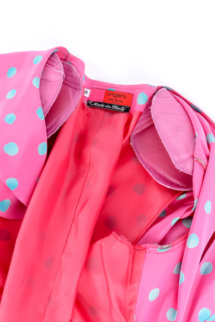 Dotted Drape Wrap Dress - Image 10