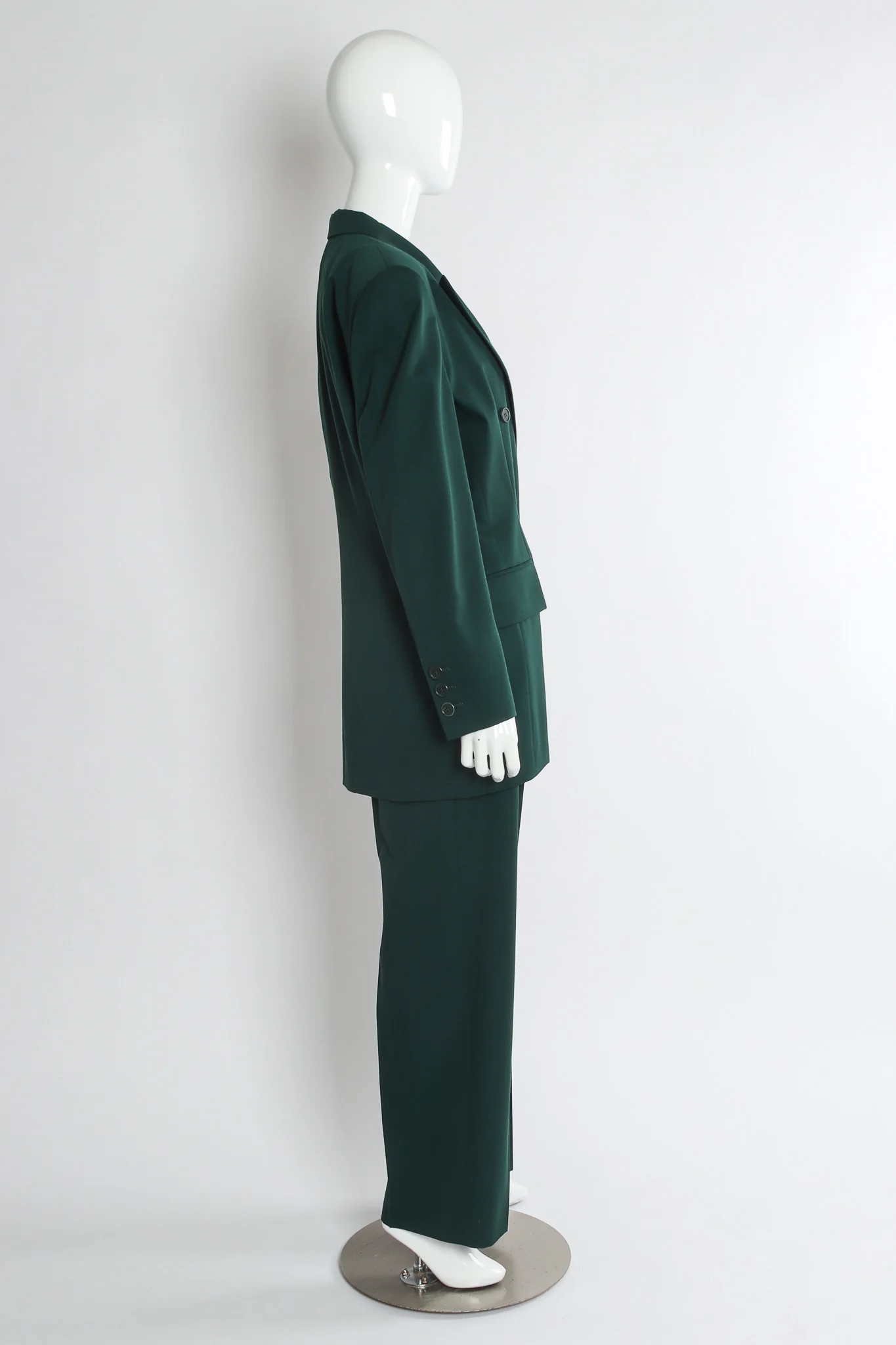 Double Breasted Blazer & Pant Suit Set - Image 2