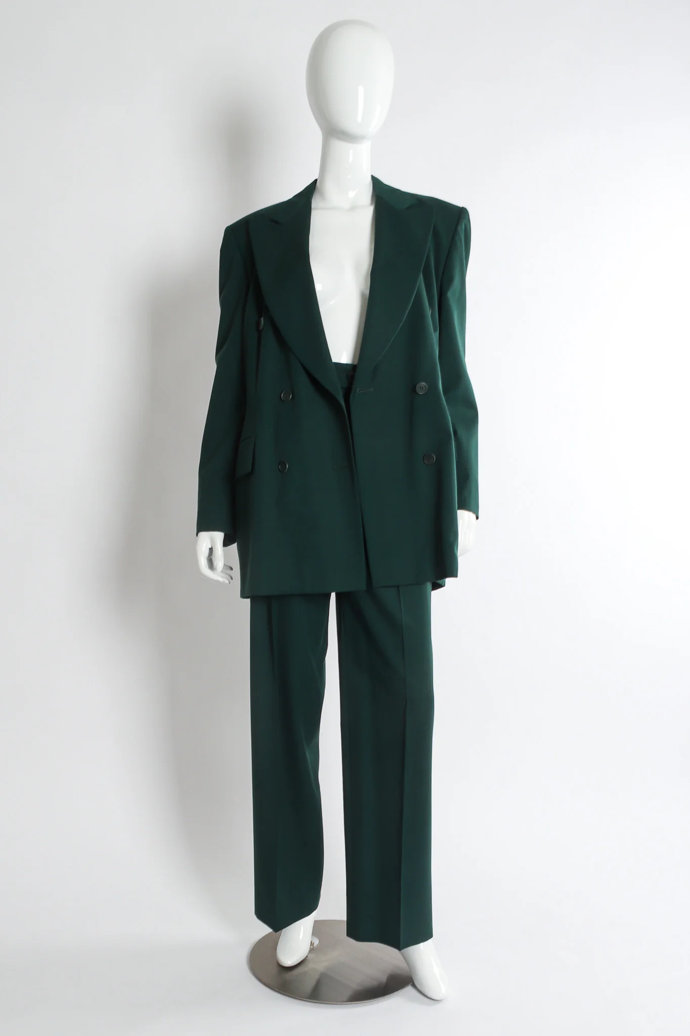 Double Breasted Blazer & Pant Suit Set - Image 4