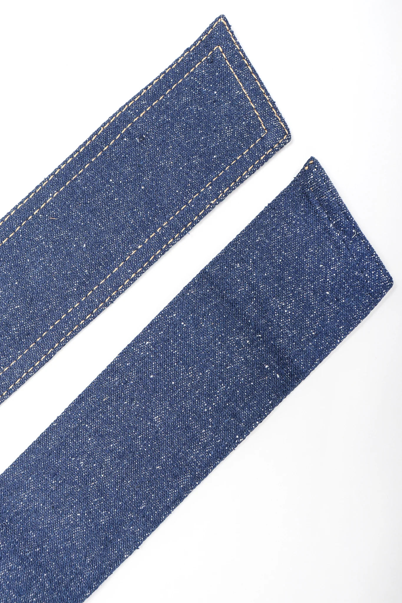 Double Breasted Denim Cocoon Coat - Image 9