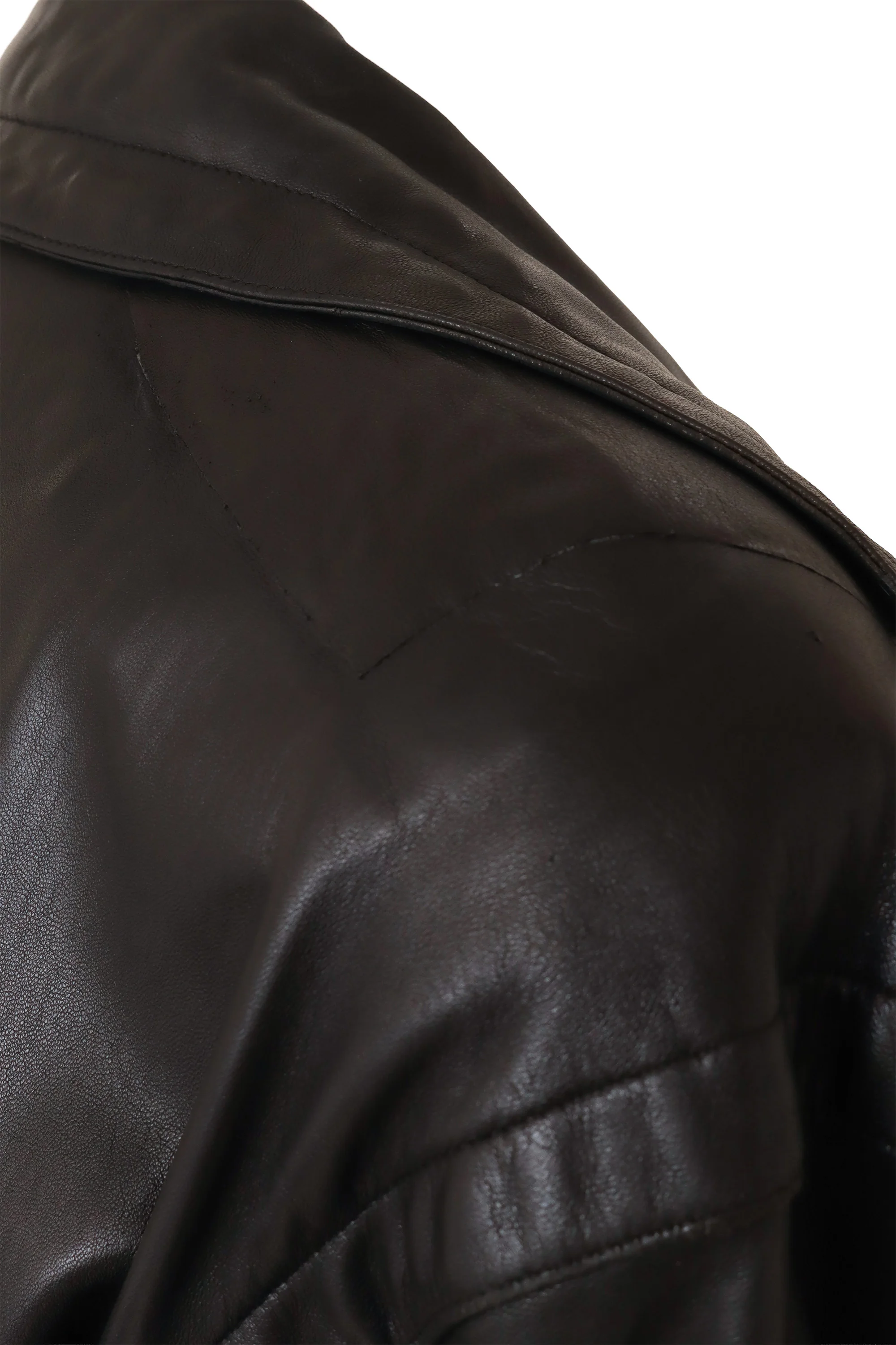 Double Breasted Lambskin Trench - Image 7