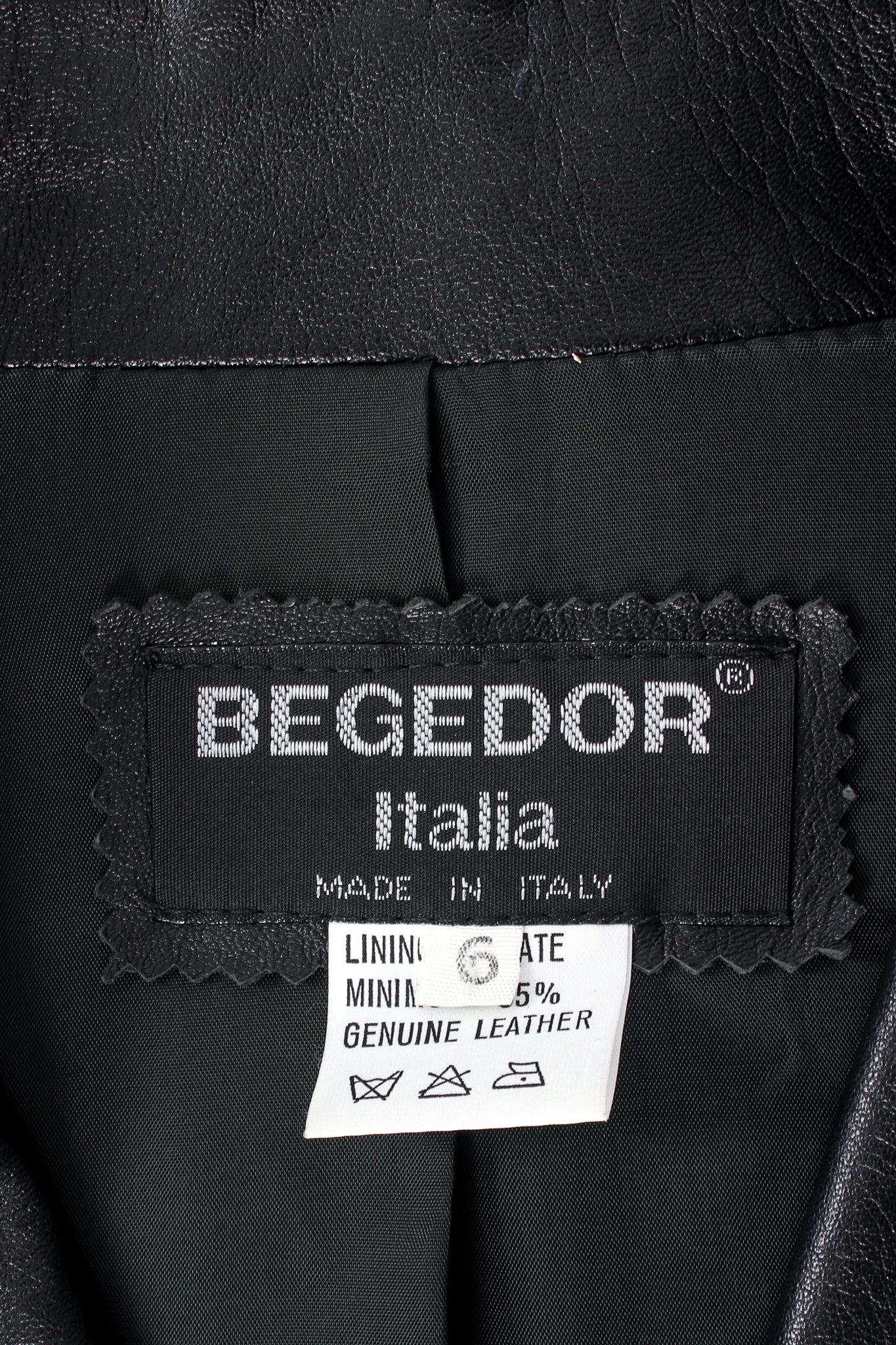 Double Breasted Leather Trench Coat - Image 10