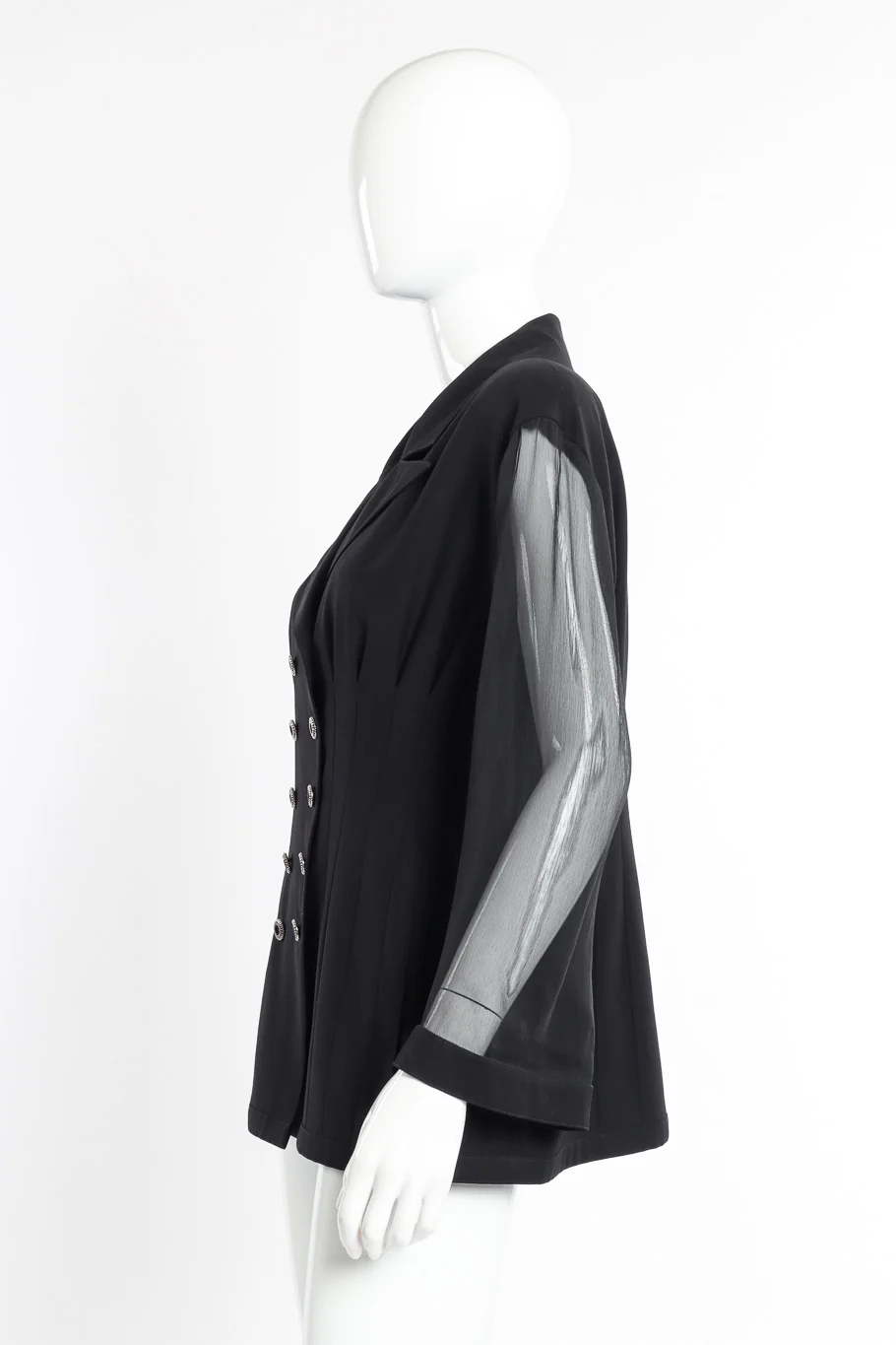 Double Breasted Sheer Jacket - Image 2