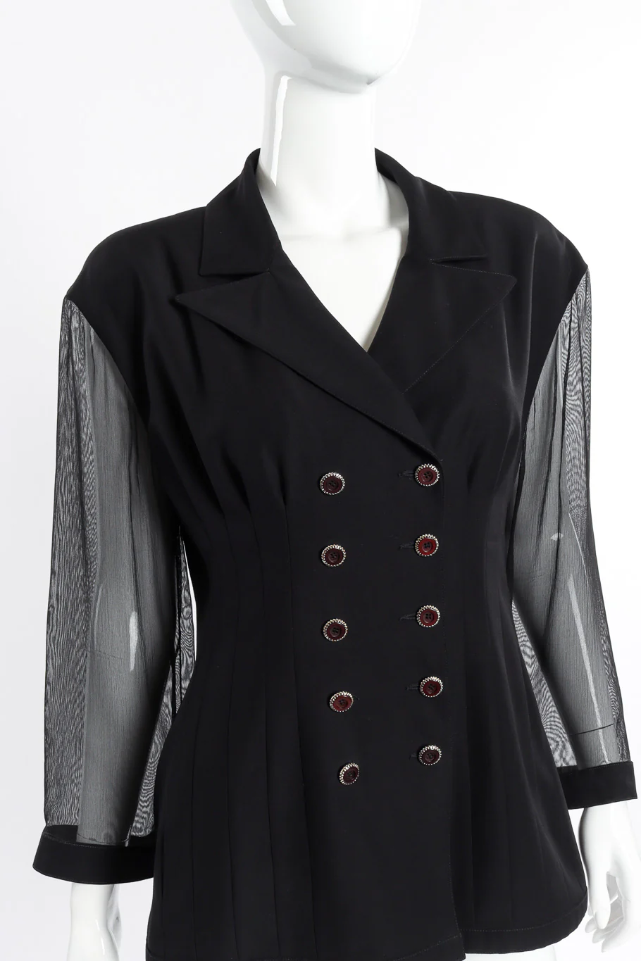 Double Breasted Sheer Jacket - Image 4