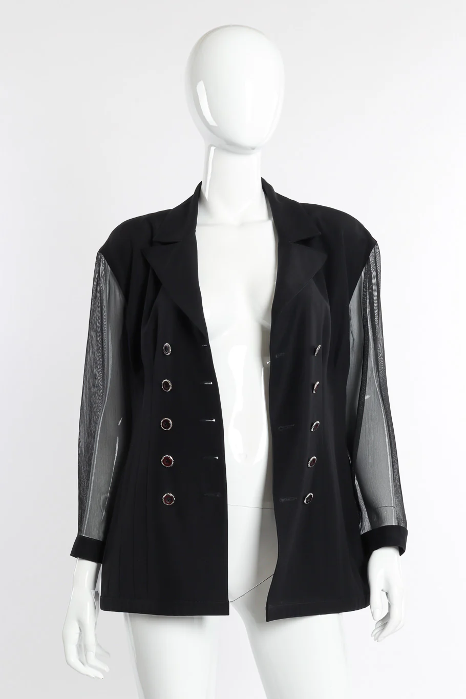 Double Breasted Sheer Jacket - Image 5