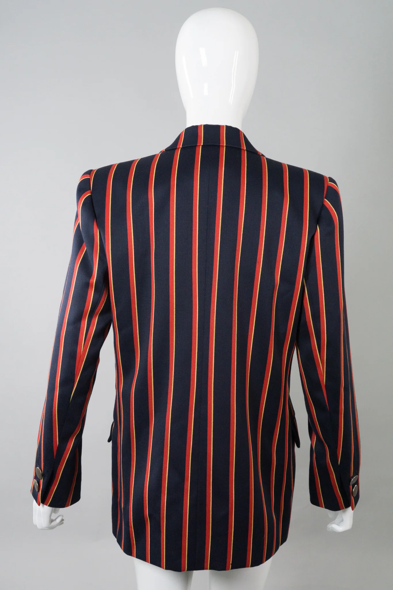 Double Breasted Striped Blazer - Image 6