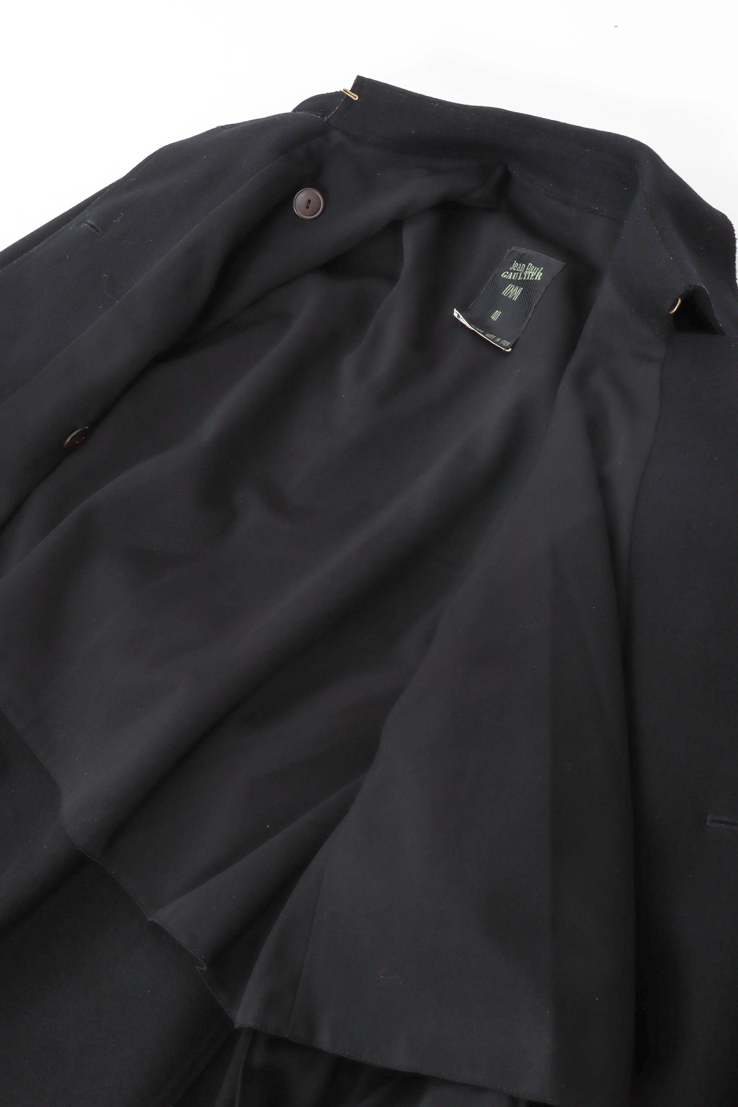 Double Breasted Wool Coat - Image 8