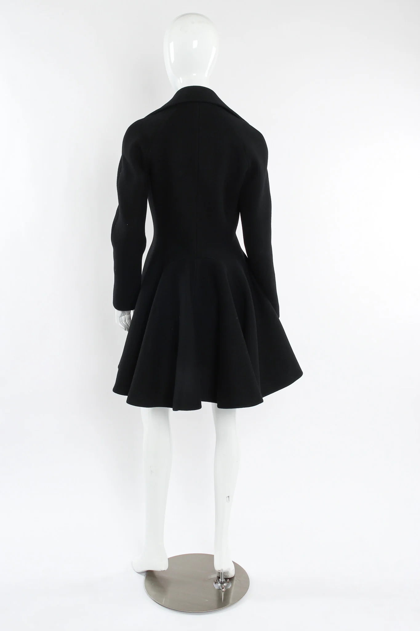 Double Breasted Wool Coat Dress - Image 4