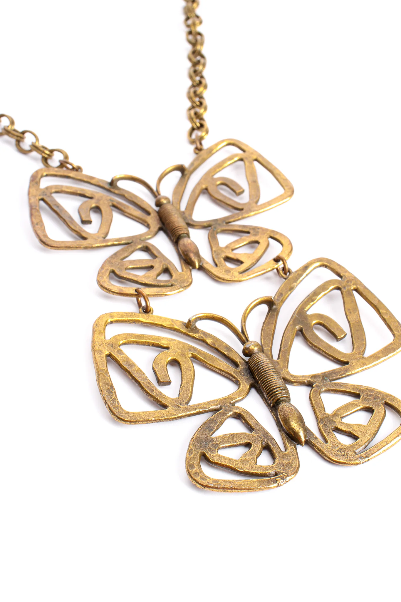 Double Butterfly Necklace