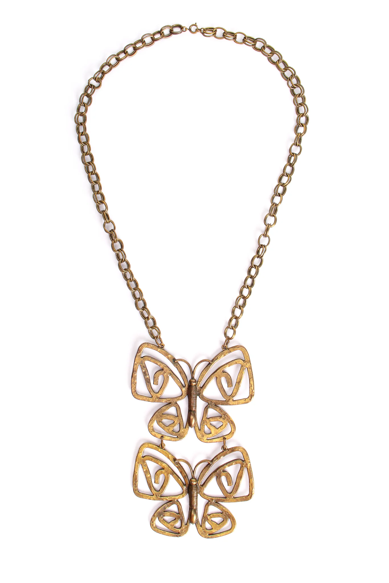 Double Butterfly Necklace - Image 4