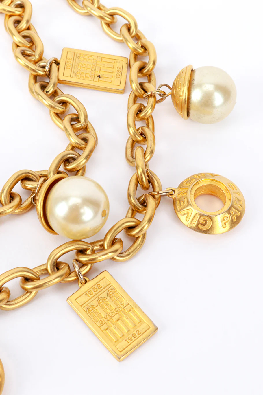 Double Chain Souvenir Charm Necklace - Image 3