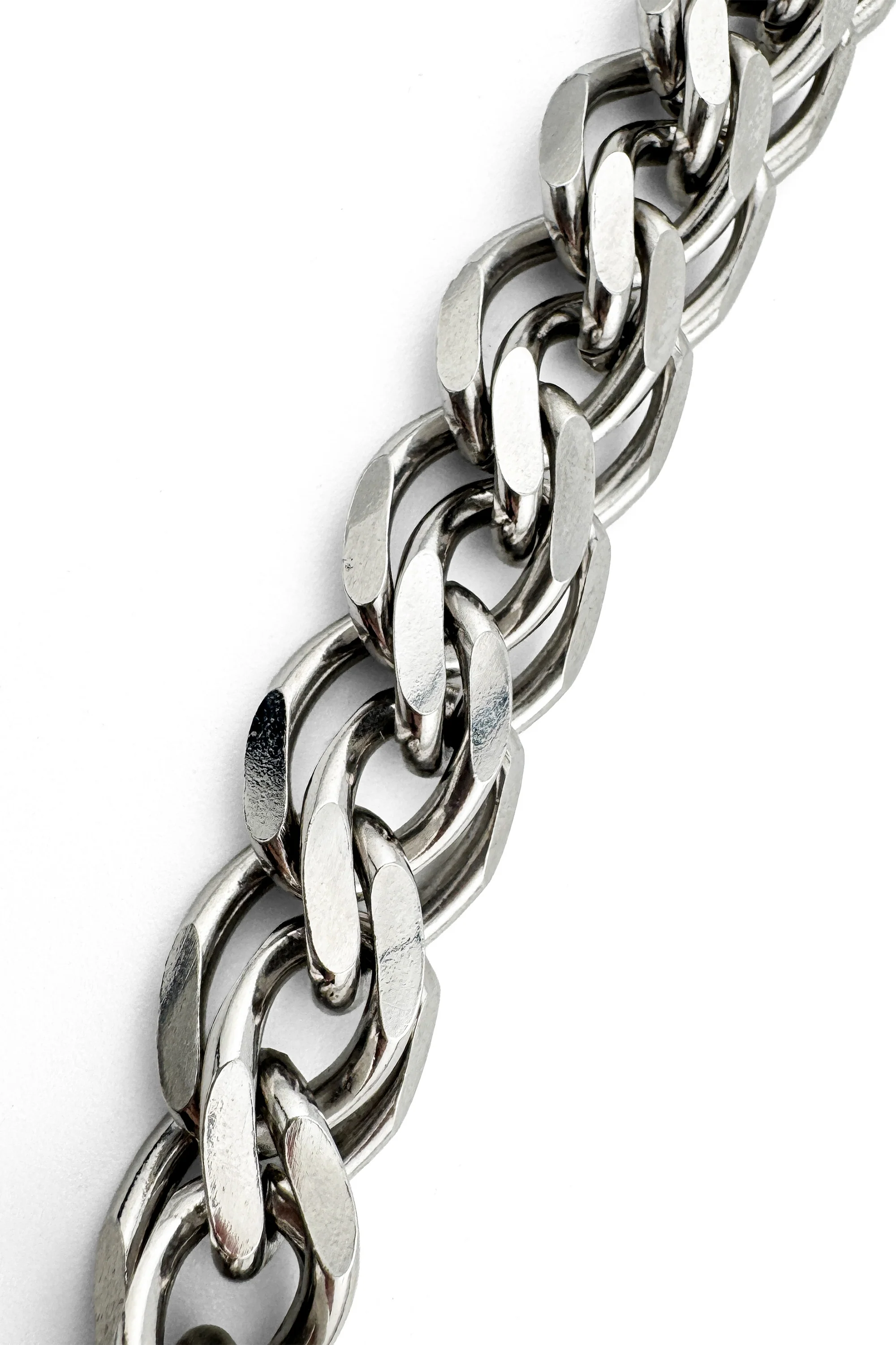 Double Curb Link Necklace - Image 3