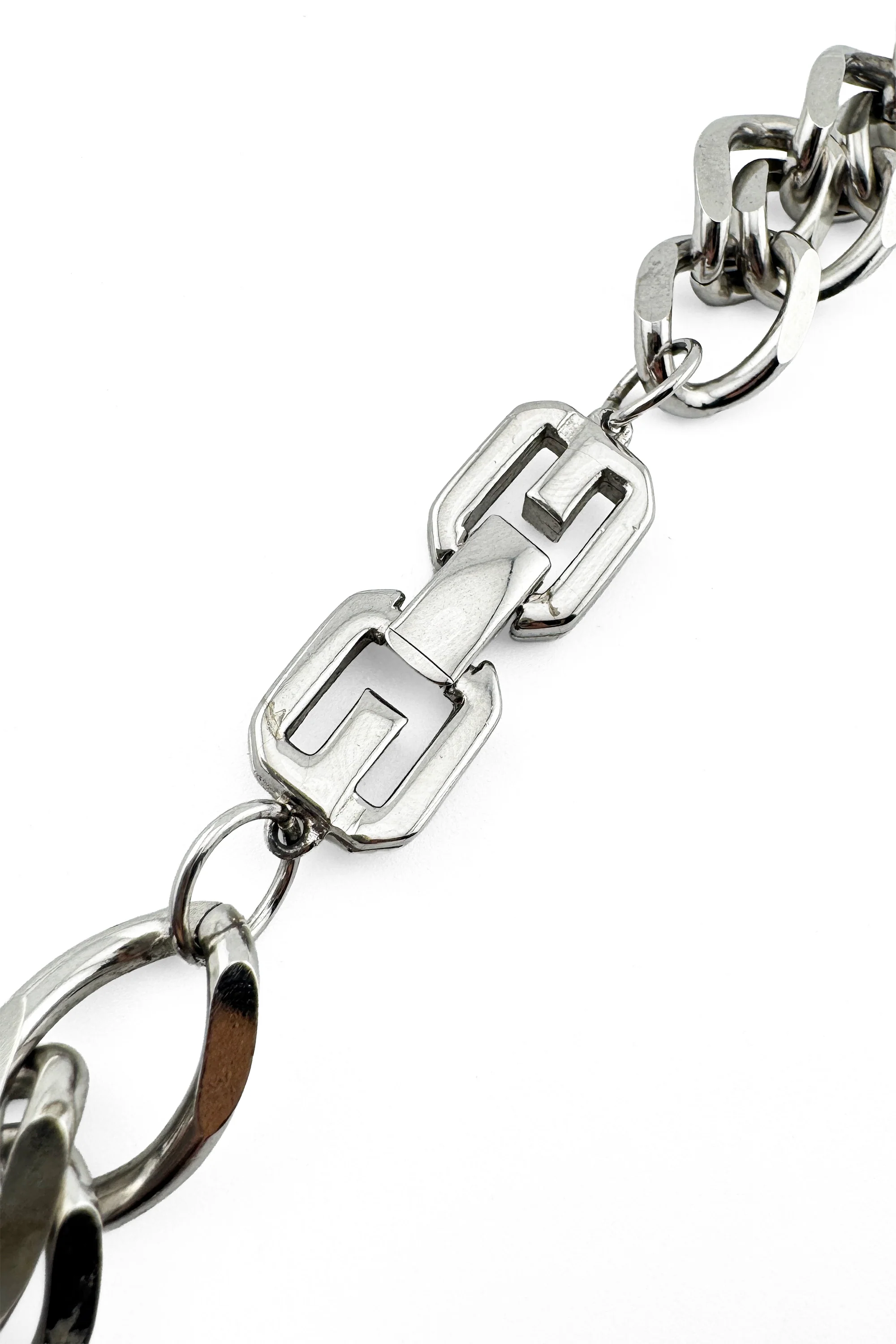 Double Curb Link Necklace - Image 4