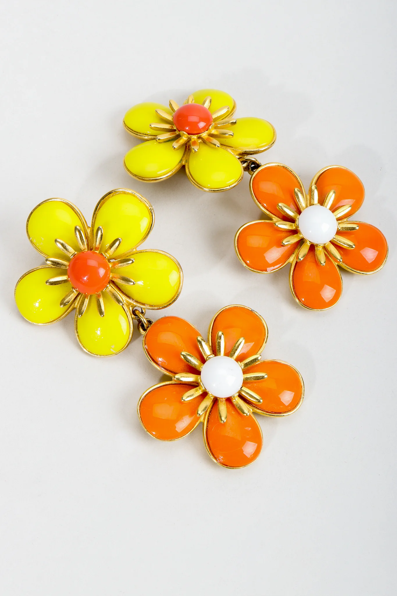 Double Daisy Earrings - Image 4