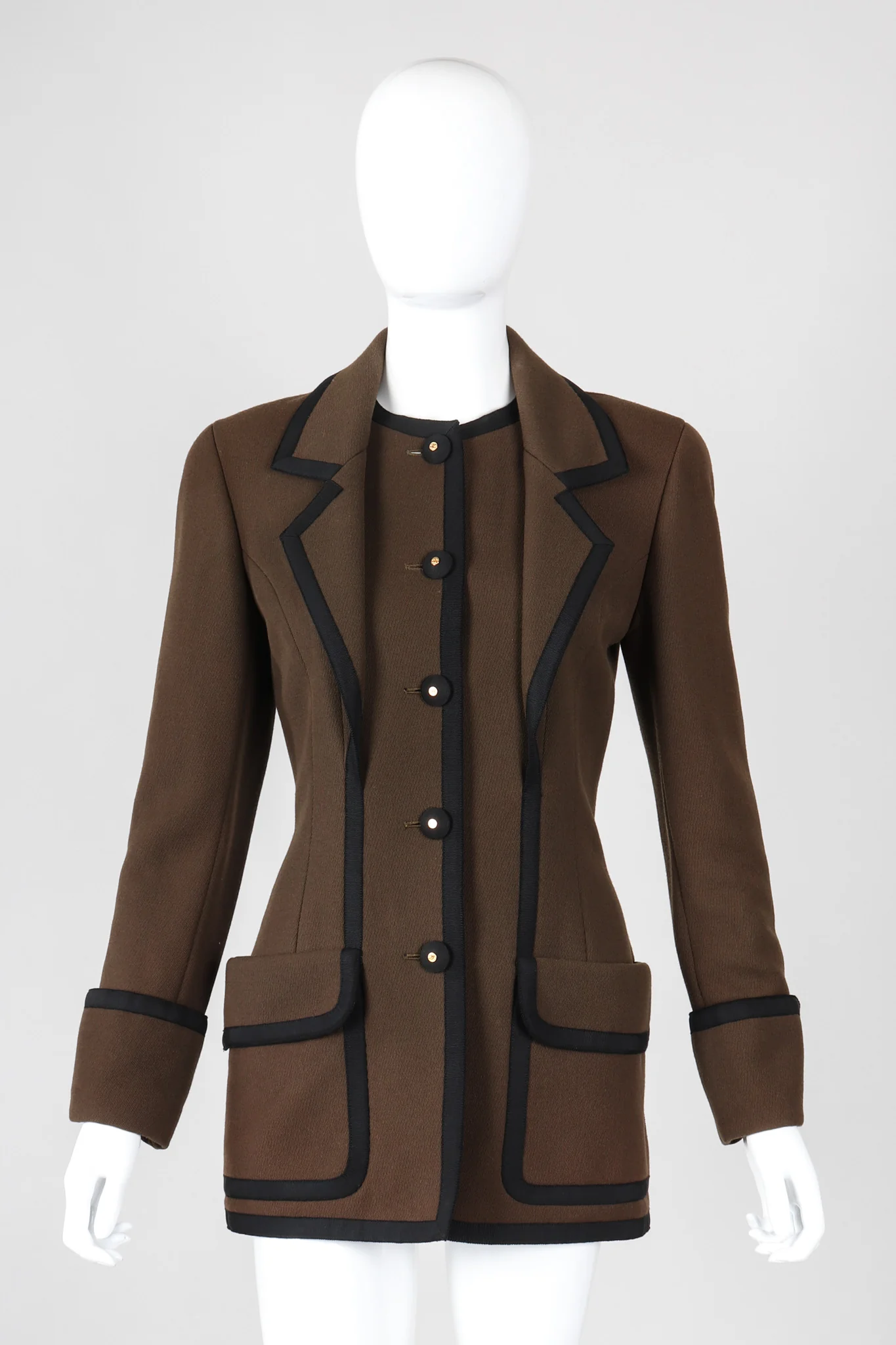 Double Lapel Waistcoat Jacket - Image 2