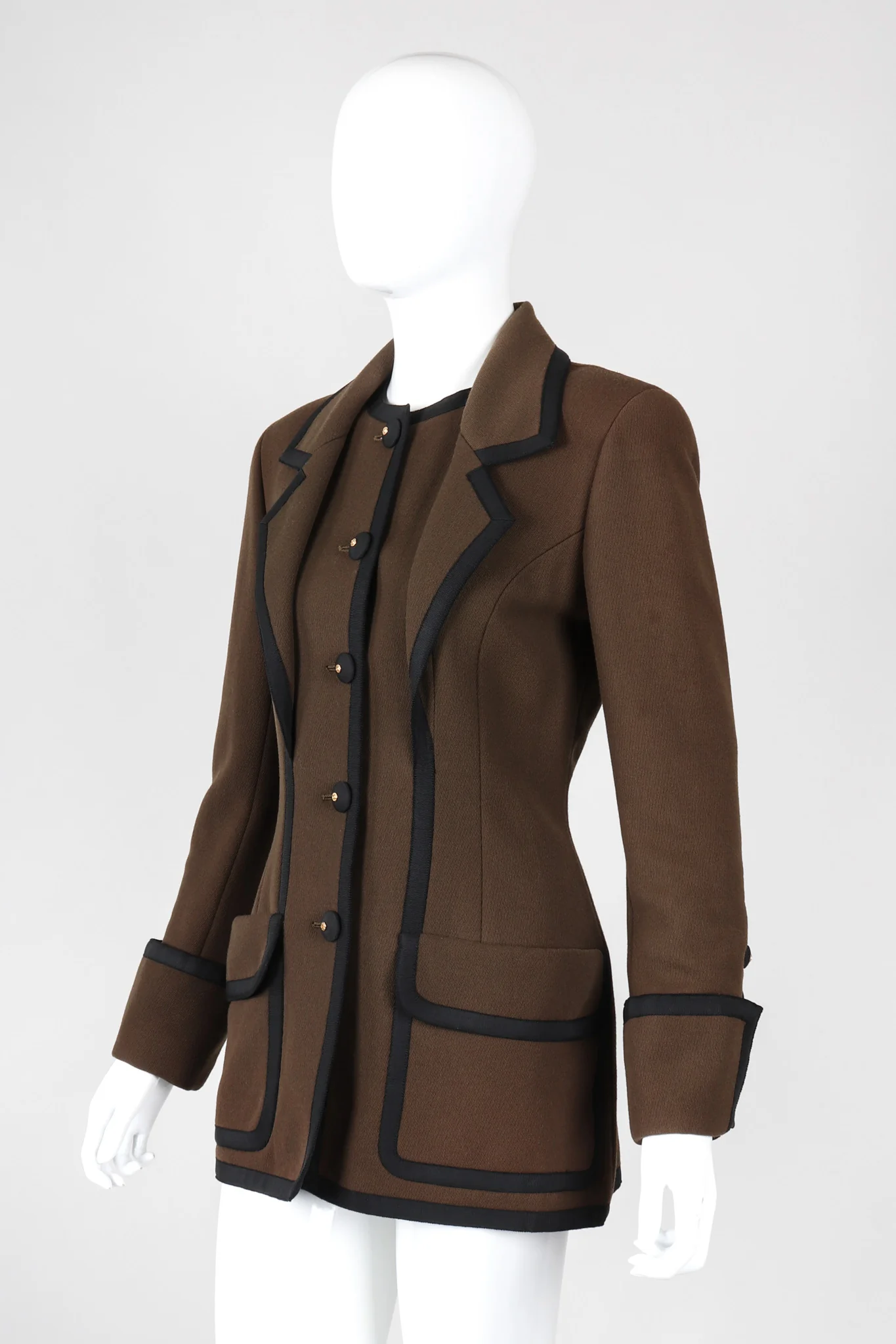 Double Lapel Waistcoat Jacket - Image 3