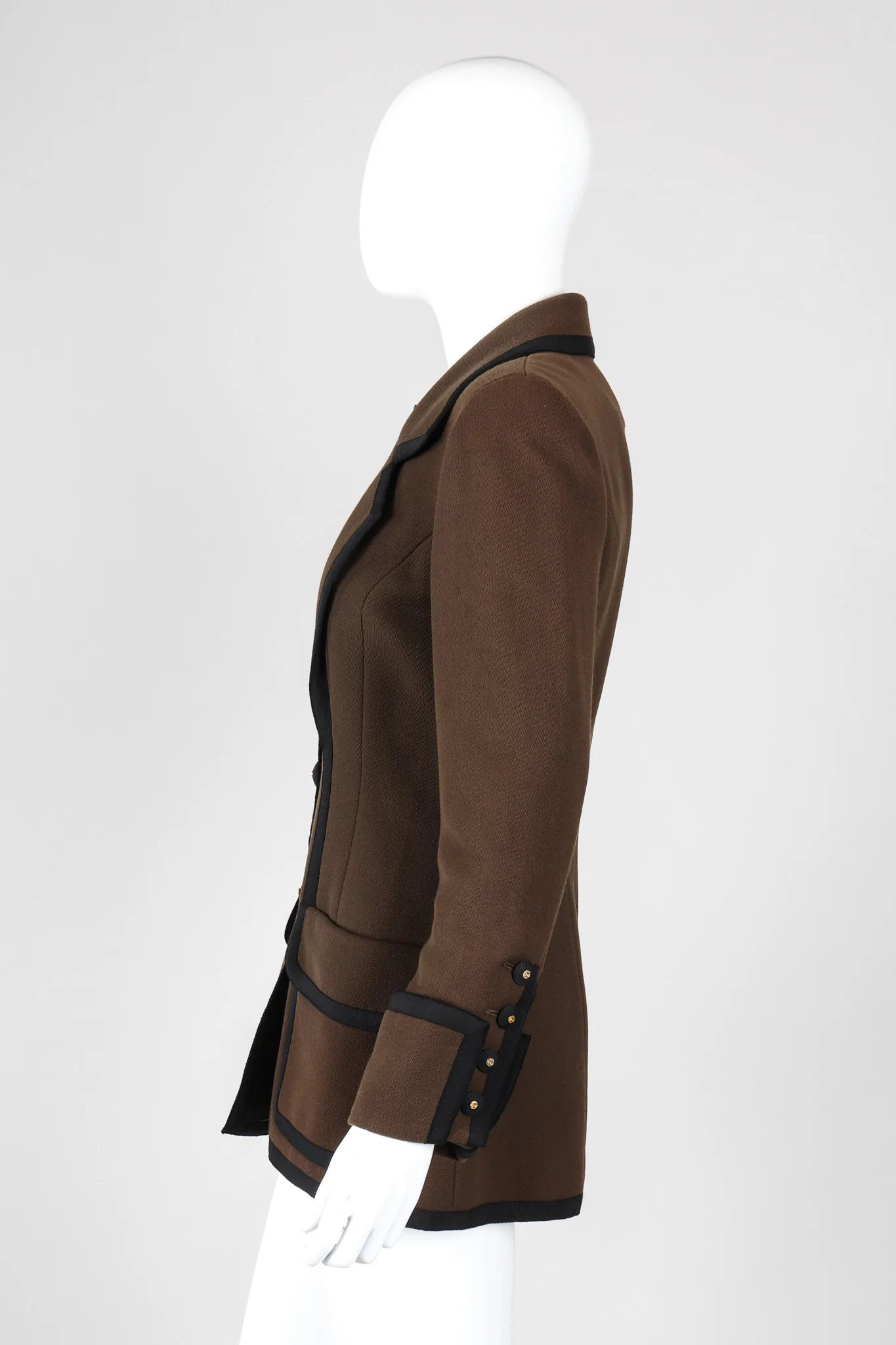 Double Lapel Waistcoat Jacket - Image 4