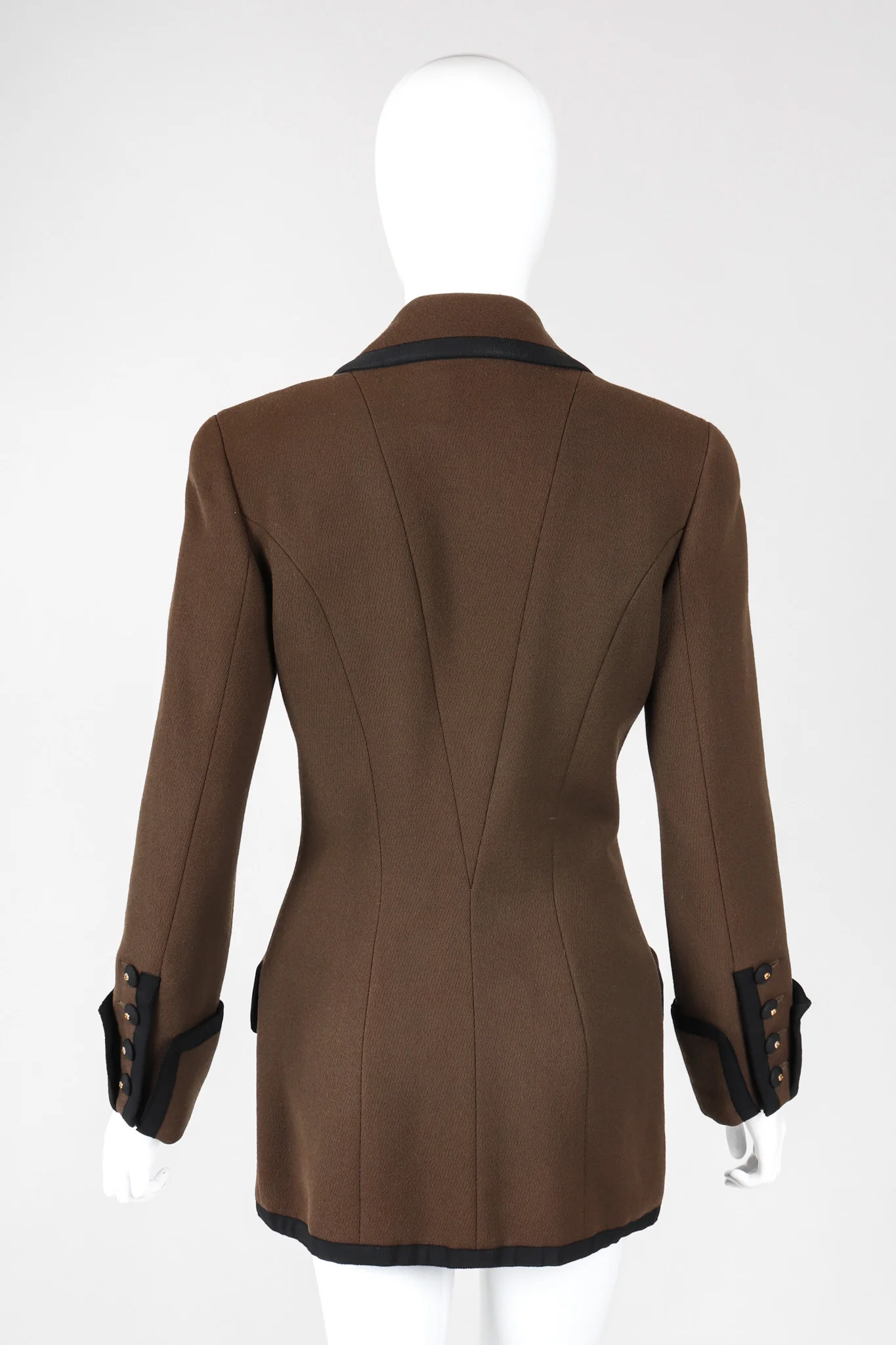 Double Lapel Waistcoat Jacket - Image 6