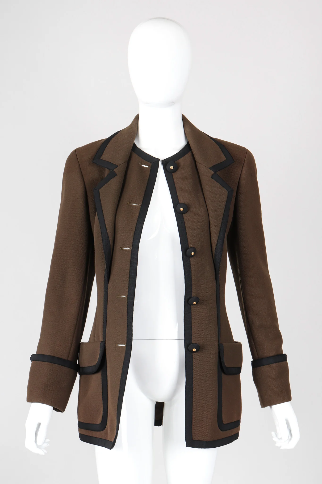 Double Lapel Waistcoat Jacket - Image 7
