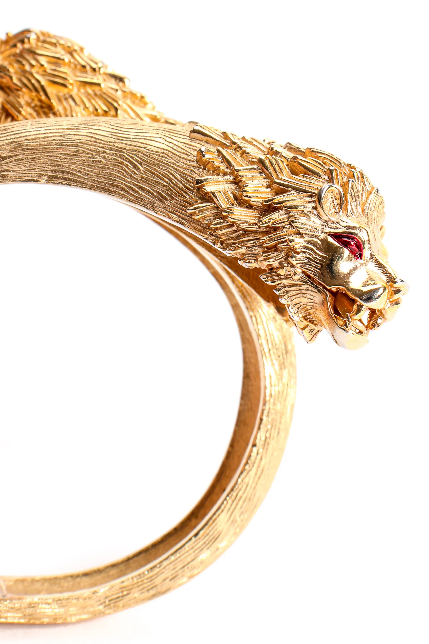 Double Leo Hinged Bracelet