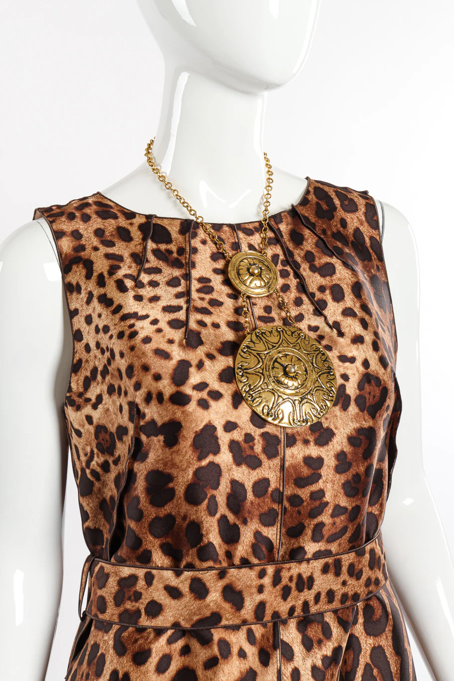 Double Medallion Necklace - Image 2