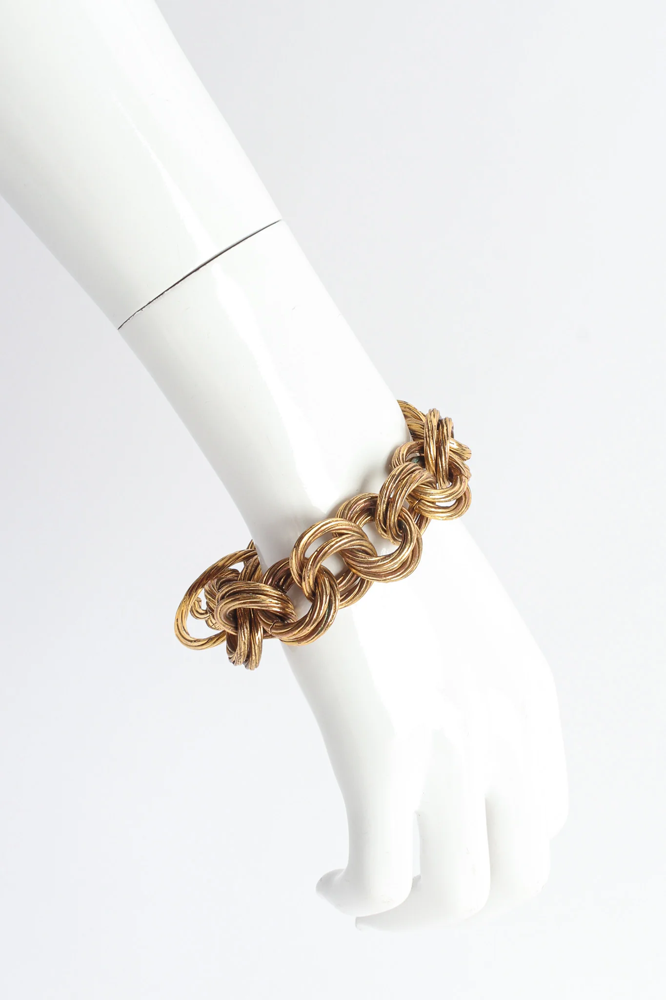 Double Rolo Link CC Bracelet - Image 3