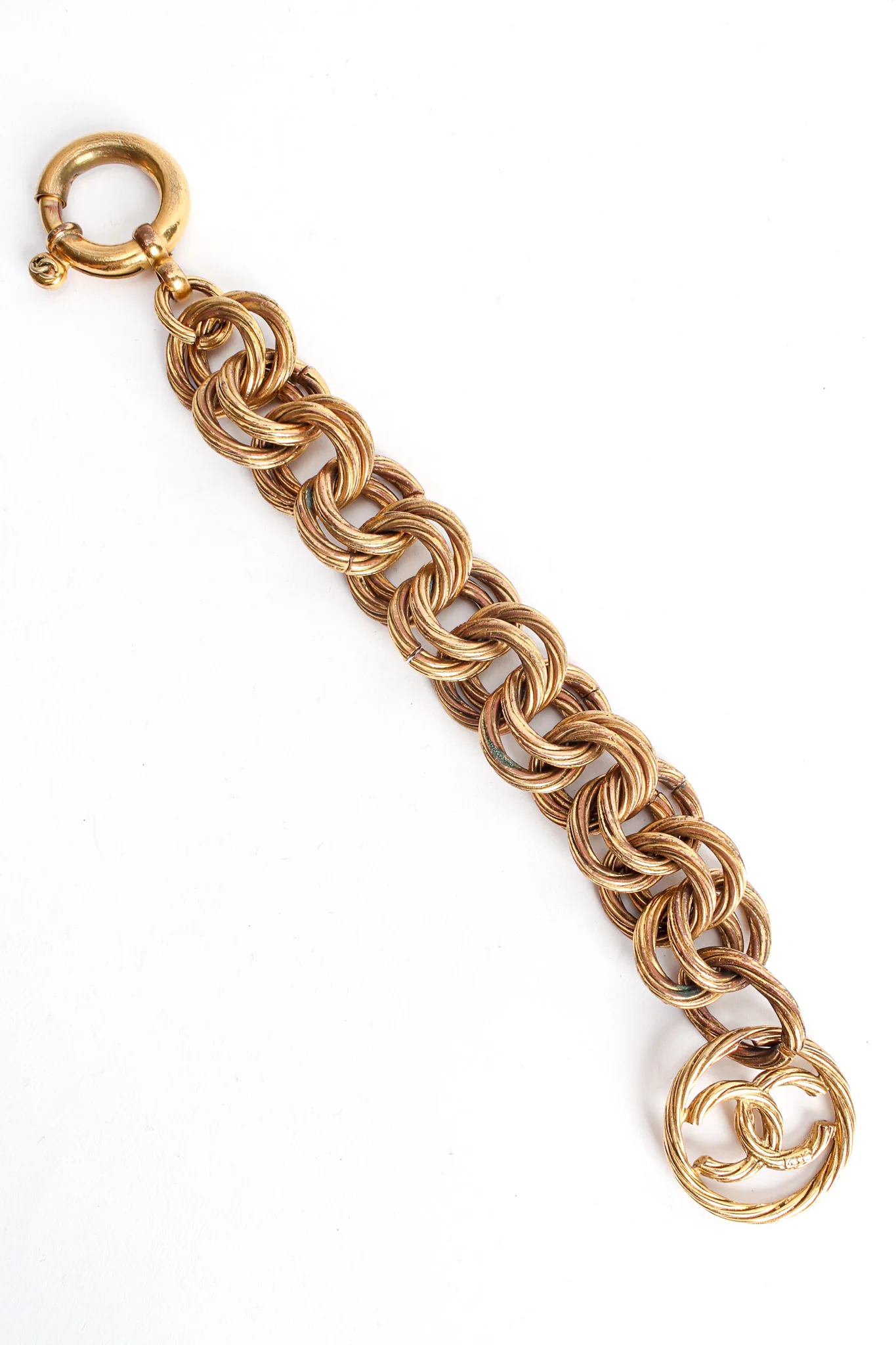 Double Rolo Link CC Bracelet - Image 4