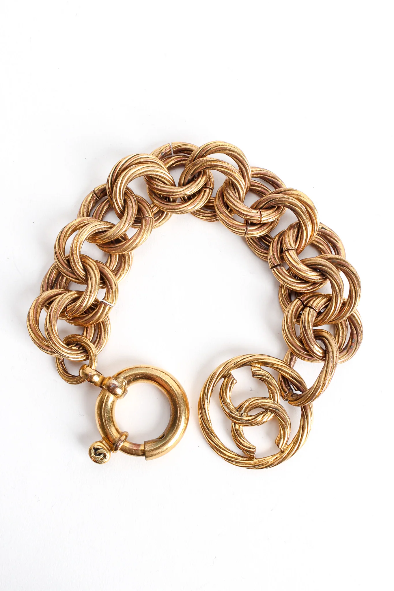 Double Rolo Link CC Bracelet - Image 5