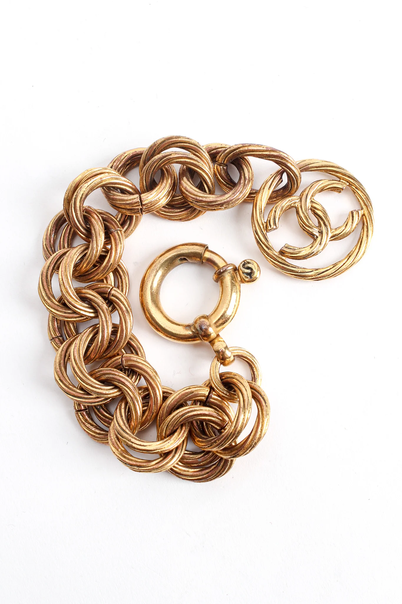 Double Rolo Link CC Bracelet - Image 6
